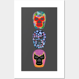 Lucha Libre Masks Posters and Art